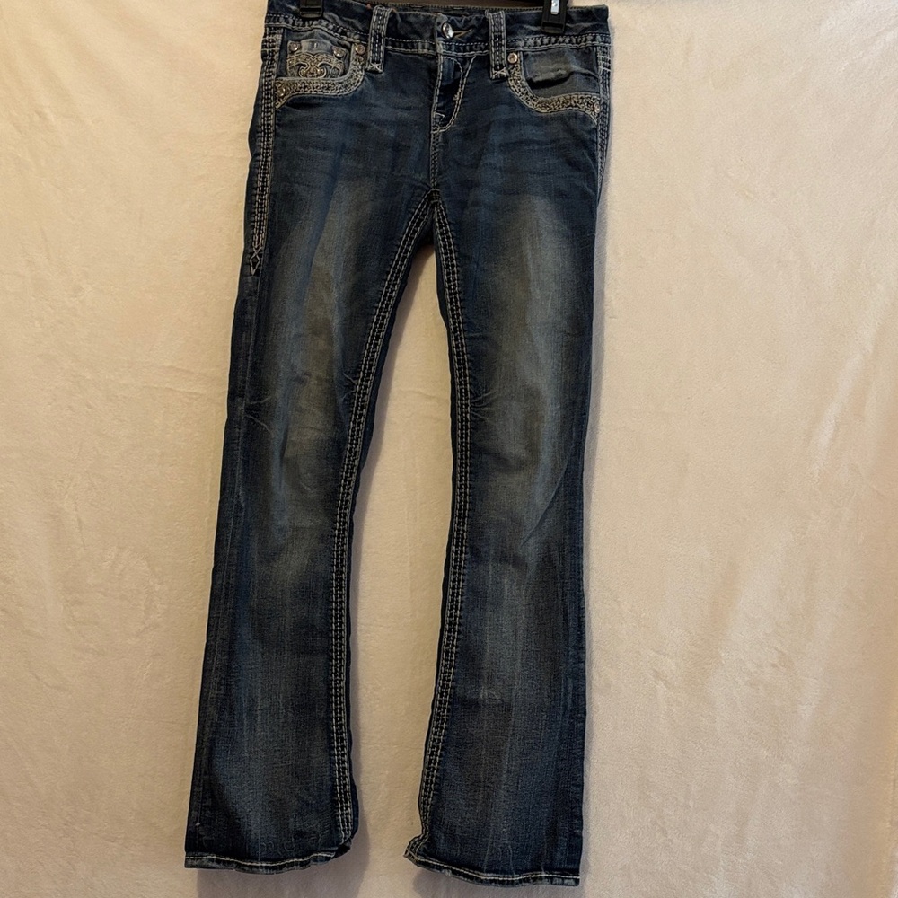 Rock Revival Dark Blue Denim Jeans